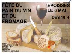 Foto fête du pain du vin et du fromage