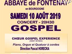 foto di Concert-GOSPEL à l'Abbaye de Fontenay en Bourgogne le 10 août à20h30